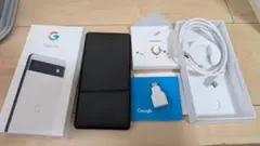 Google Pixel 6a 本体 ホワイト　SIMフリー　スマホ　傷あり