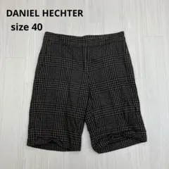 ◆ DANIEL HECHTER ウール リネン コットン ハーフパンツ 日本製