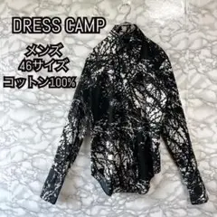 DRESS CAMP メンズ 長袖シャツ サイズ46 コットン100% M相当