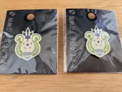 【湘南ベルマーレ】ピンバッジ(エンブレム型) 2個セット　新品・未開封/ゴールド