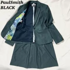 極美品 PaulSmithBLACK TEXTURISEDスカートスーツ 花柄
