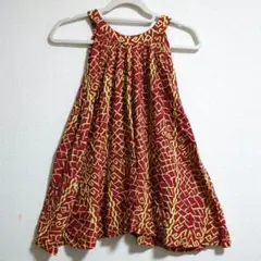 ノアノア 繻子織レーヨンジンジャードレス Noa Noa ginger dress💜💚 ノアノア・ジンジャードレス 色の