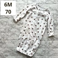 Ralph Lauren 2wayオール くま 総柄 6M 70cm