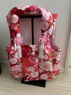 七五三　被布　祝い着　女の子　フリンジ付き