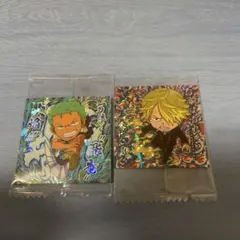 ゾロ&サンジ ワンピースウエハースシール