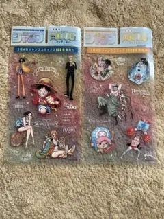 ワンピース クリアしおり　2シートセット　付録