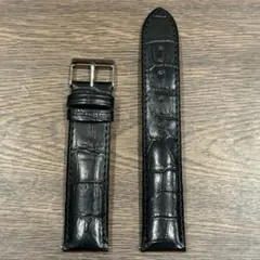 Rocotte　腕時計用　レザーベルト　19mm ブラック色