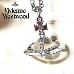 【極美品♪】ヴィヴィアンウエストウッド オーブ ネックレス シルバー