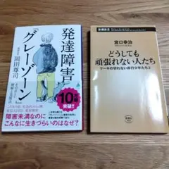 発達障害グレーゾーン＆どうしても頑張れない人たち　2冊セット