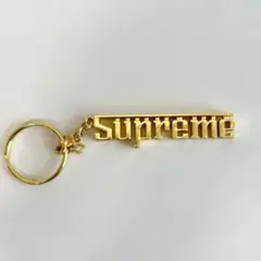 Supreme Grand Prix Keychain キーホルダー ゴールド
