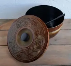 おひつ 新品未使用 18.5㎝ 蓋付き しゃもじ付き