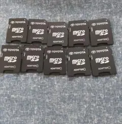 トヨタ純正ナビ　SDカード　microSDカード　変換アダプター　コネクター