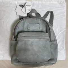 MAISON MARGIELA ホワイト ミニ マイクロスエード バックパック
