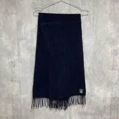 Stephen Roberts 100%カシミア マフラー 黒　スコットランド製