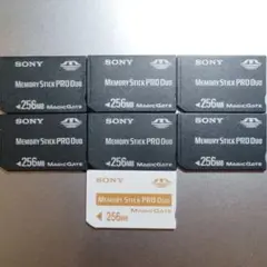 SONY Memory Stick PRO Duo 256MB 7個セット