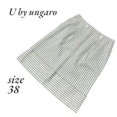 ✨U by Ungaro ストライプスカート 38サイズ✨