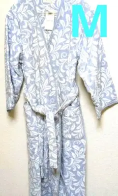 PALISH ホットマン　水色 バスローブ Mサイズ　日本製