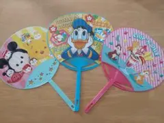ディズニーうちわ３枚