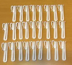 カーテンフック 26個入り　ホワイト
