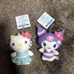 サンリオ くるっとまわしてサマーチャレンジ くじ マスコット　キティ　クロミ