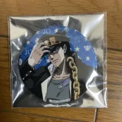 ジョジョの奇妙な冒険 空条承太郎　グリッター缶バッジ