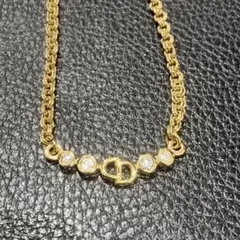 Christian Dior ディオール ネックレス ラインストーン レディース