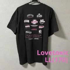 ラブトキシック　ロゴバックTシャツ 新品　170 ロゴプリント　ビッグシルエット