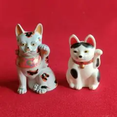 カプセルトイ 招き猫 ミニチュアコレクション 2体セット