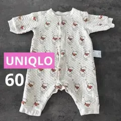 UNIQLO ユニクロ　プーさん　キルティング　ロンパース