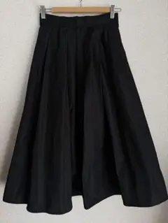 ジャーナルスタンダード　スカート　黒　Wゴム　ふんわりシルエット