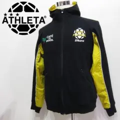 アスレタ◆ジップアップパーカー◆ブラック×イエロー