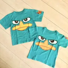 ディズニー　フィニアスとファーブ　カモノハシペリー　Tシャツ　２枚セット