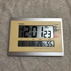 CASIO info view 生活環境お知らせクロック デジタル時計