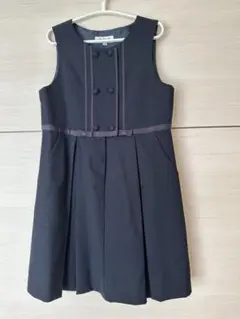 ミルフィーユ 濃紺ワンピース 120サイズ