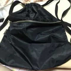 Addiz ブラック ドローストリングバック