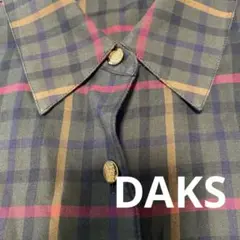 DAKS 長袖チェックシャツ Lサイズ
