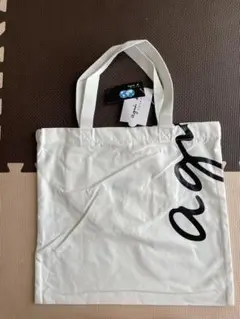 アニエスベー トートバック　白い色