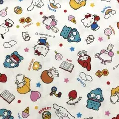 サンリオキャラクターズ 生地 ハギレ　オックス ハローキティ　2022年製