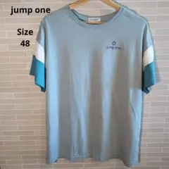 【jump one】ジャンプワン Tシャツ 48 ライトブルー