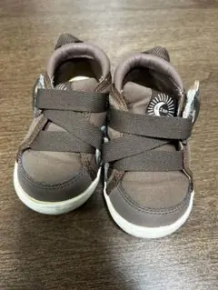 IFME ブラウン ベビーシューズ 13cm
