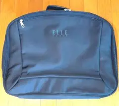 ほぼ未使用品 ELLE PARIS ネイビーカラー スーツバッグ