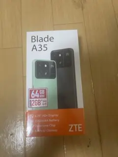 ZTE Blade A35 64GB/12GB Black Sim フリー