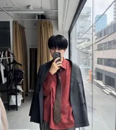 Various loose shirts -flower jacquar