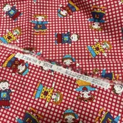 生地　はぎれ　カントリー　子ども柄