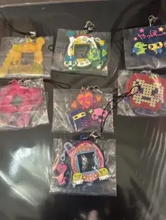 一番くじ　たまごっち　F賞 きらきらラバーチャーム　7種