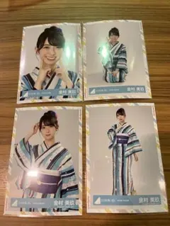 日向坂46 生写真 コンプ 金村美玖 2022年 浴衣衣装