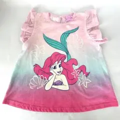 BABYDOLL アリエル Tシャツ 120 ディズニー 女の子　ピンク