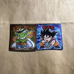 ドラゴンボール シール ゴーストピッコロ（シークレットレス）と 孫悟空