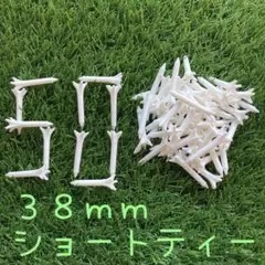 ショートティー 38mm 50本セット 新品！