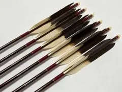 弓道 新品 雷槌76DW 黒手羽